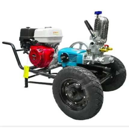 Fumigadora Estacionaria Gasolinera GX390 13HP Cabezal FN120 con Pistón de acero inoxidable