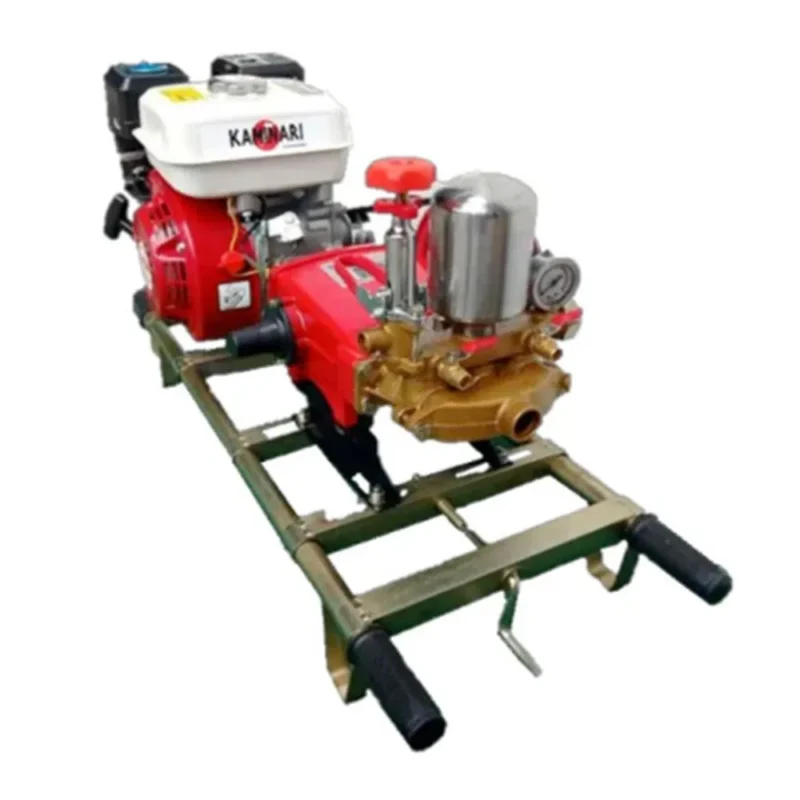 Fumigadora estacionaria gasolinera con motor 6.5hp cabezal con pistón de acero inoxidable fn30